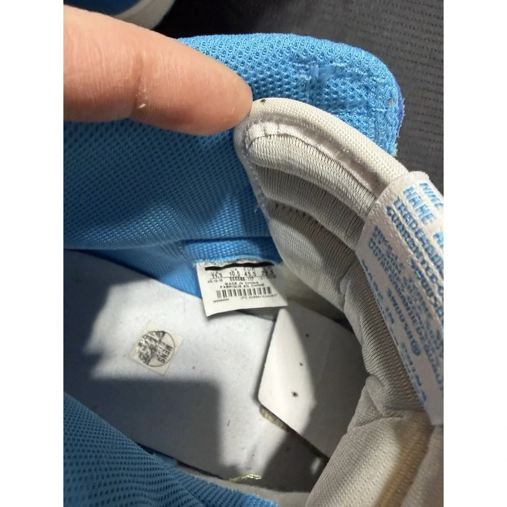 Nike Air Jordan 1 Retro High OG UNC 2015 555088-117 Men's Size 11.5 Powder Blue